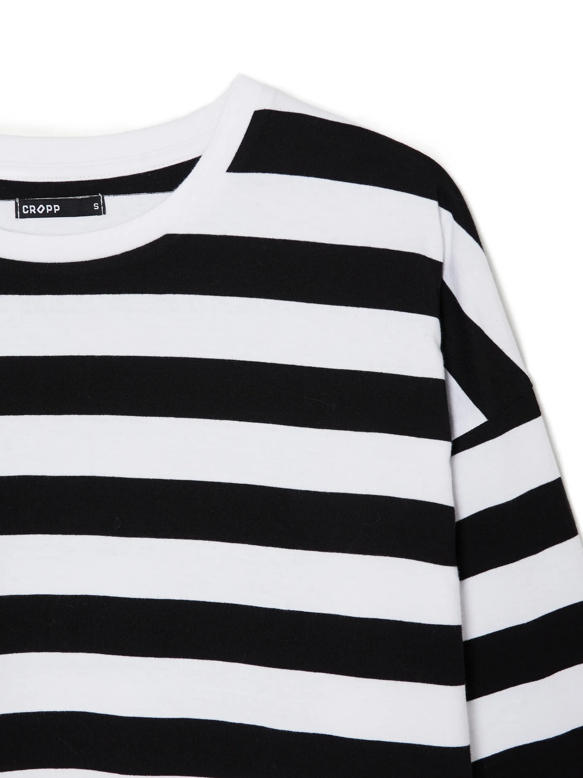 Cropp Unisex|Unisex*Czarno-biała bluzka w paski UNISEX