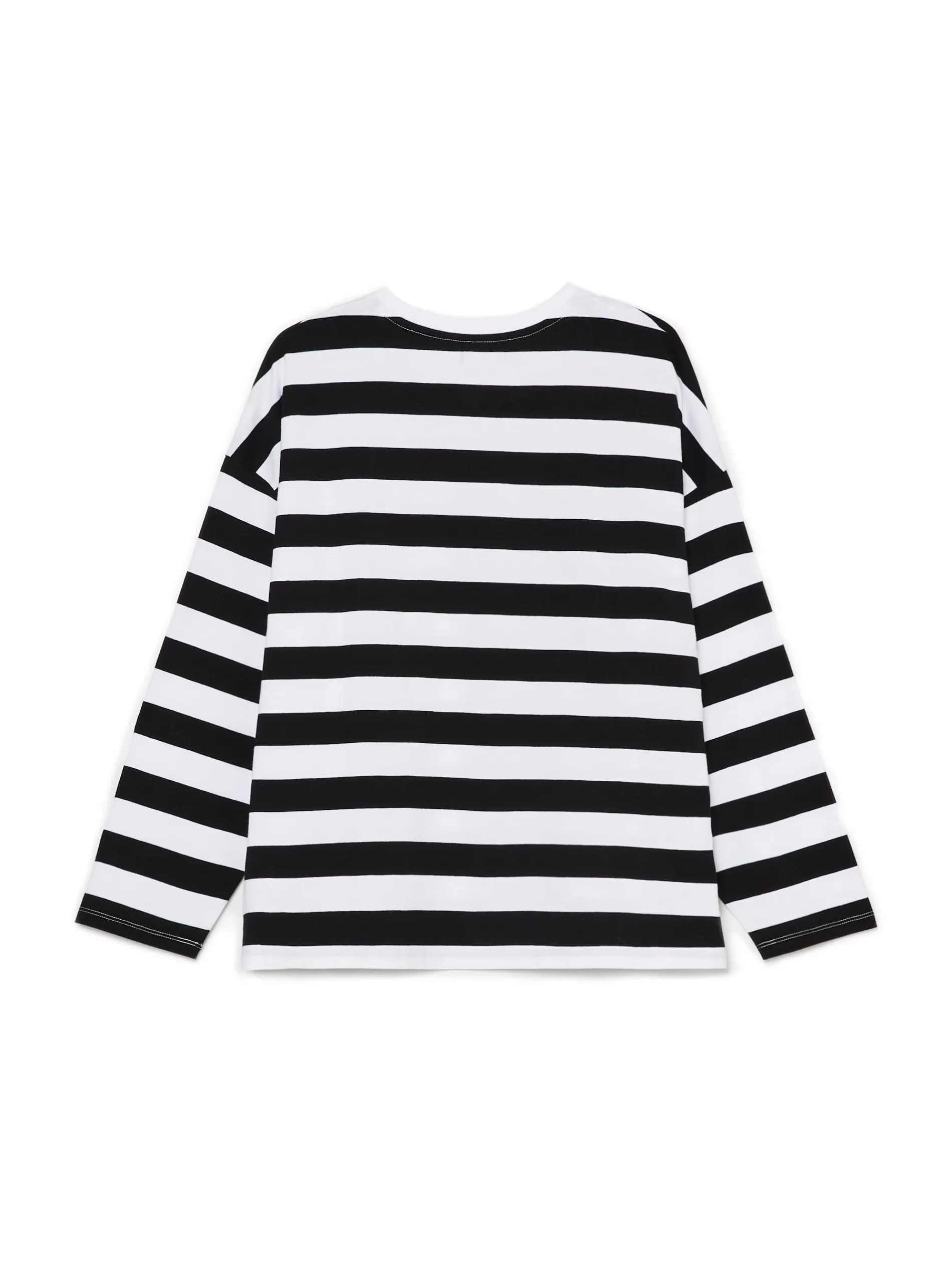 Cropp Unisex|Unisex*Czarno-biała bluzka w paski UNISEX