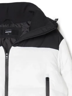 Cropp Kurtki, Płaszcze*Czarno-biała kurtka puffer z kapturem