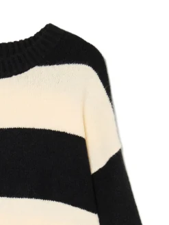 Cropp Swetry*Czarno- sweter w paski