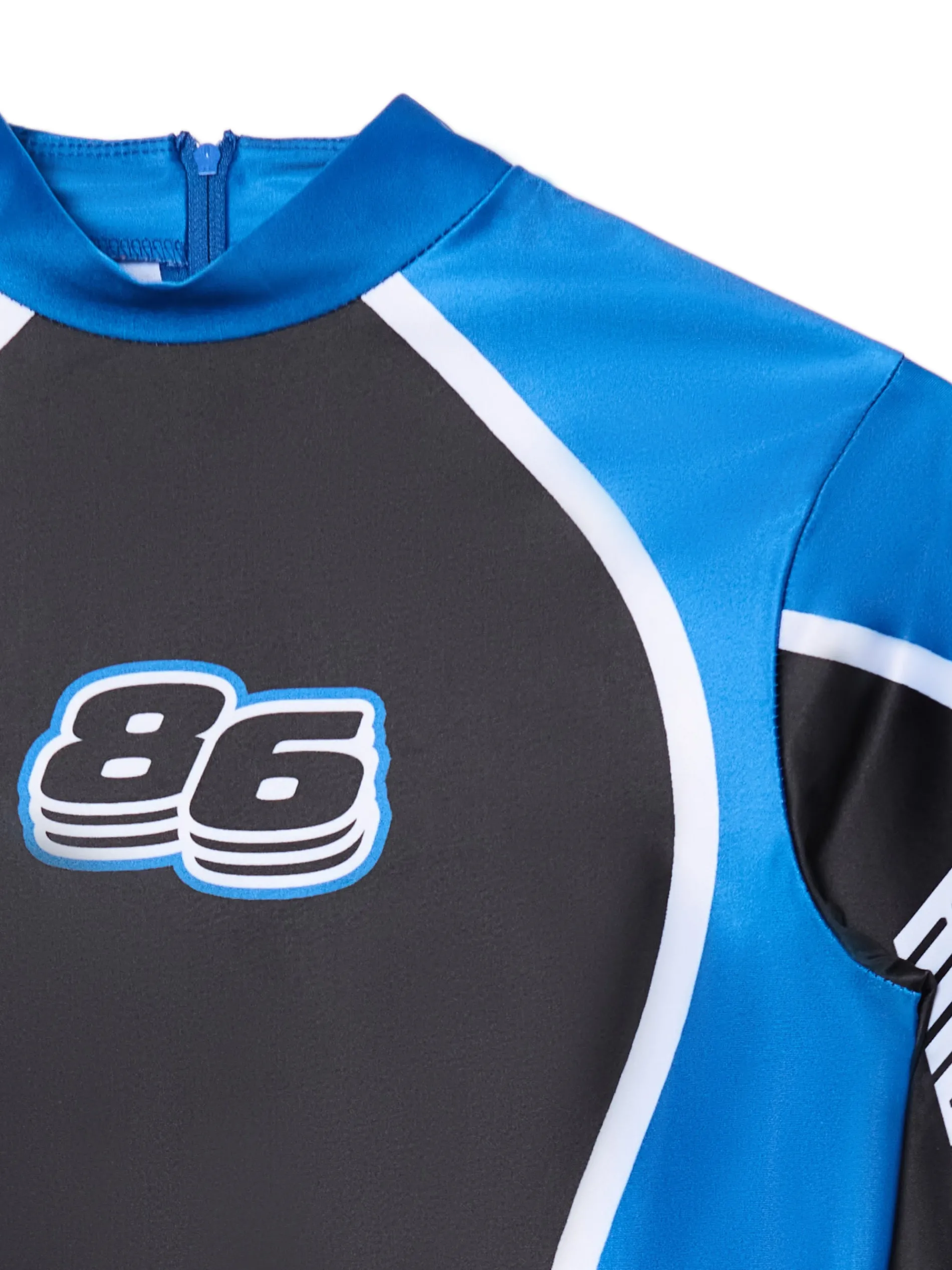 Cropp Koszulki, Topy*Czarno-niebieska koszulka longsleeve Baltic Games