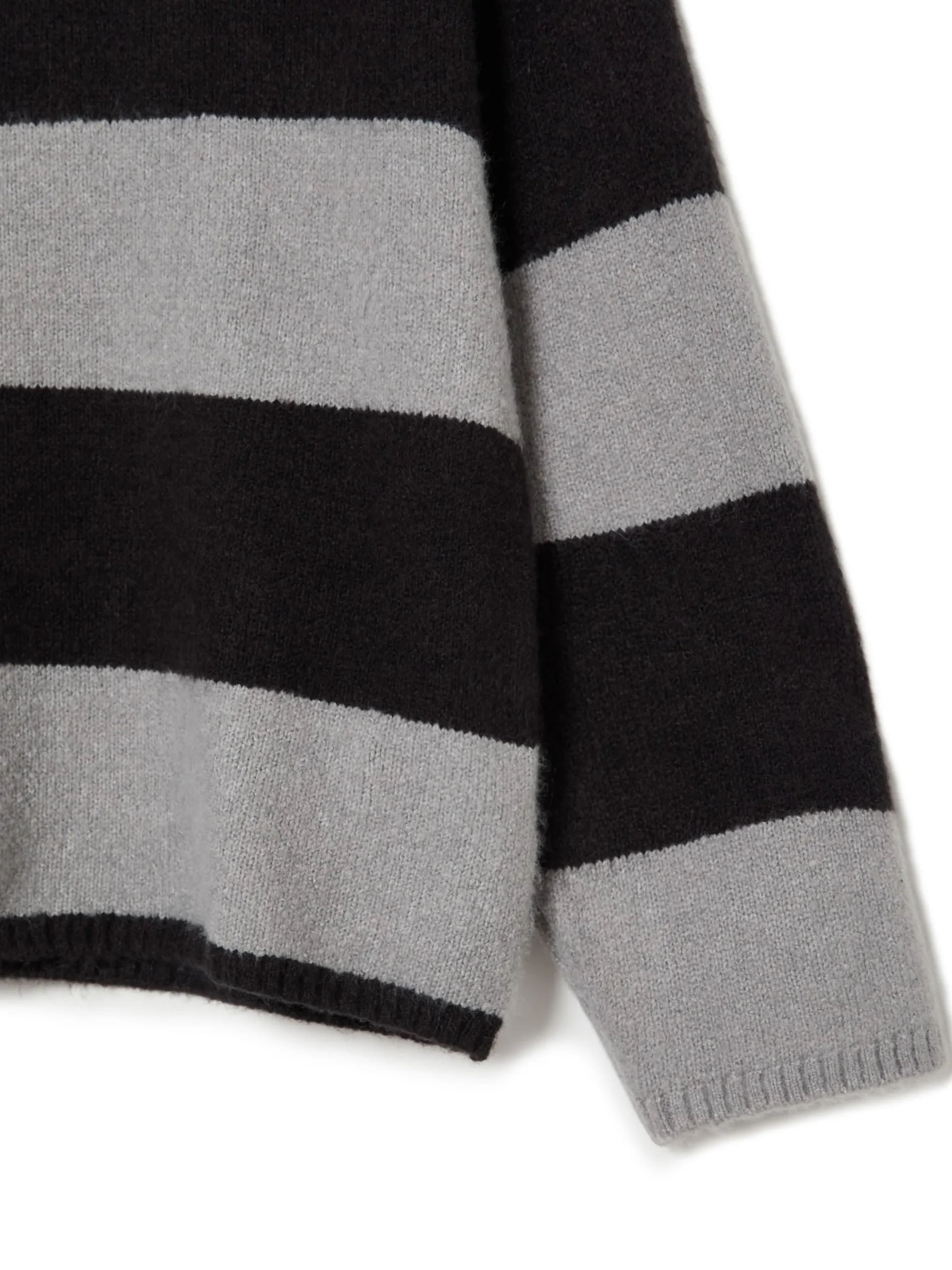 Cropp Swetry*Czarno-szary sweter w paski