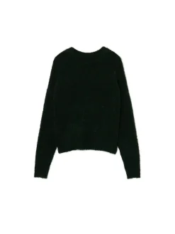 Cropp Swetry*Czarny gładki sweter