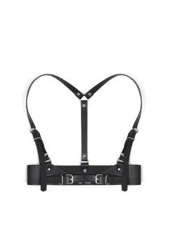 Cropp Paski*gorset z imitacji skóry