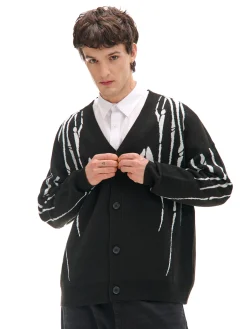 Cropp Swetry*kardigan z motywem kości