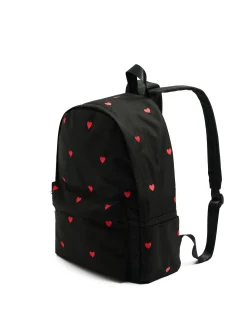Cropp Torby, Plecaki*Czarny plecak w serca