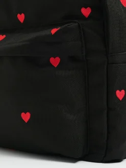 Cropp Torby, Plecaki*Czarny plecak w serca