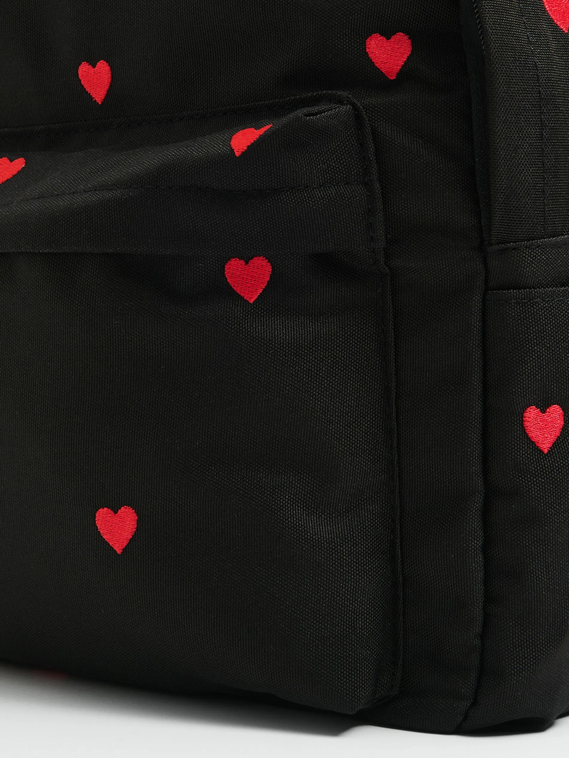 Cropp Torby, Plecaki*Czarny plecak w serca