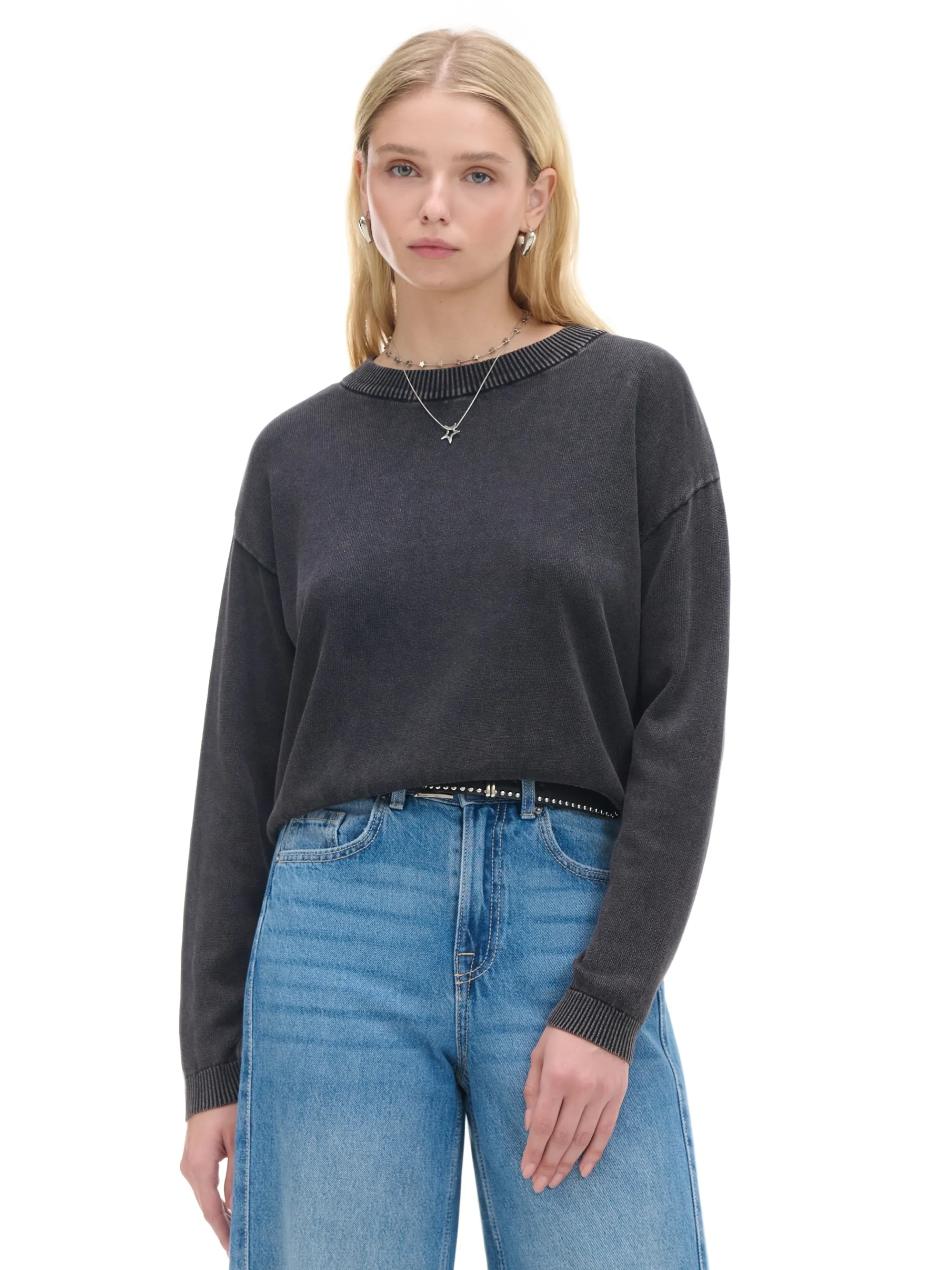 Cropp Swetry*sweter z efektem sprania