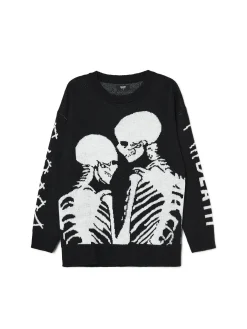 Cropp Swetry*sweter z motywem kościotrupów