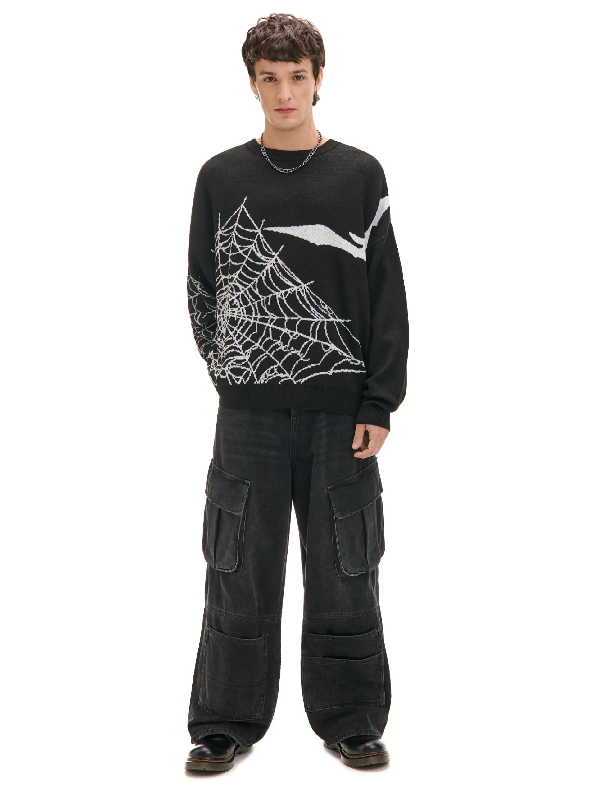 Cropp Swetry*sweter z pająkiem