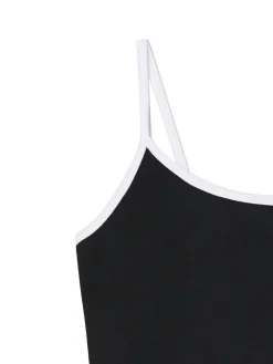 Cropp Sety*top z białymi ramiączkami