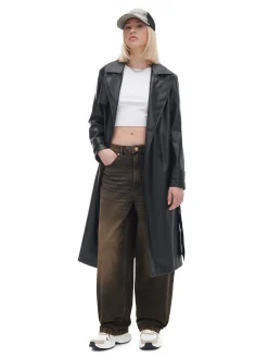 Cropp Kurtki, Płaszcze*trencz z imitacji skóry