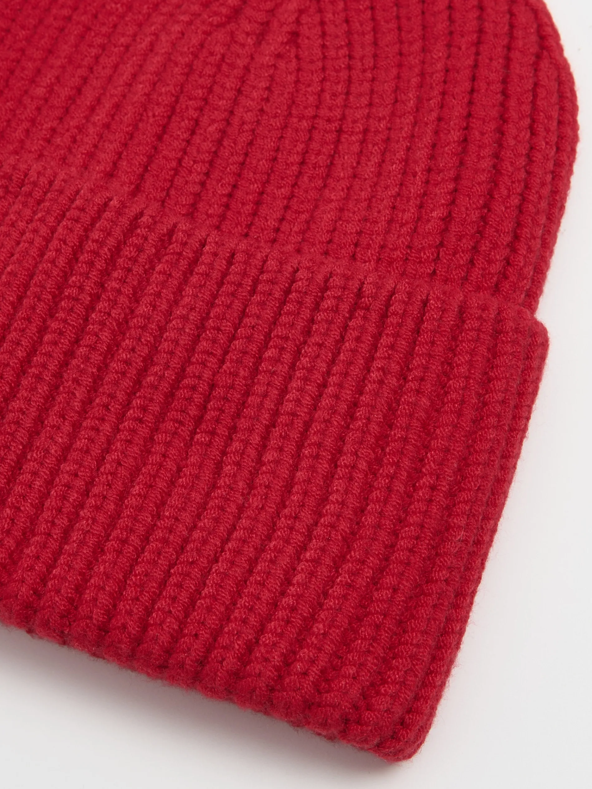 Cropp Czapki*Czerwona czapka beanie