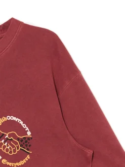 Cropp Koszulki*Czerwona koszulka z nadrukiem