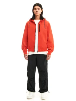 Cropp Kurtki, Płaszcze*Czerwona kurtka z kapturem