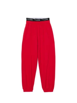 Cropp Spodnie*Czerwone dresowe joggery