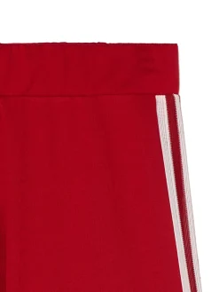 Cropp Spodnie*Czerwone spodnie z lampasami