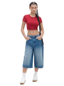 Cropp Koszulki, Topy*crop top z cyrkoniami