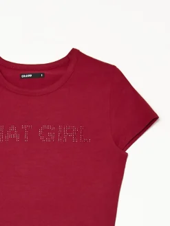 Cropp Koszulki, Topy*crop top z cyrkoniami