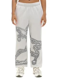 Cropp Spodnie|Sety*Dresowe joggery z motywem łańcucha