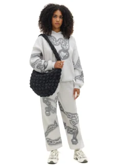 Cropp Spodnie|Sety*Dresowe joggery z motywem łańcucha