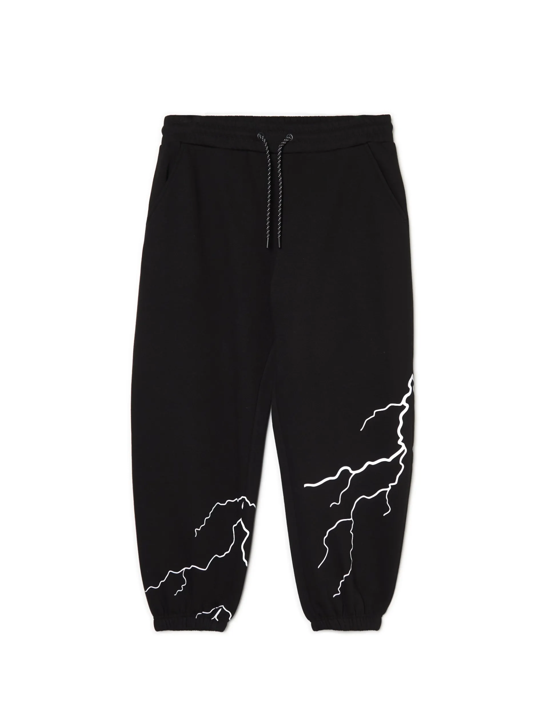 Cropp Spodnie*Dresowe joggery z odblaskowym printem