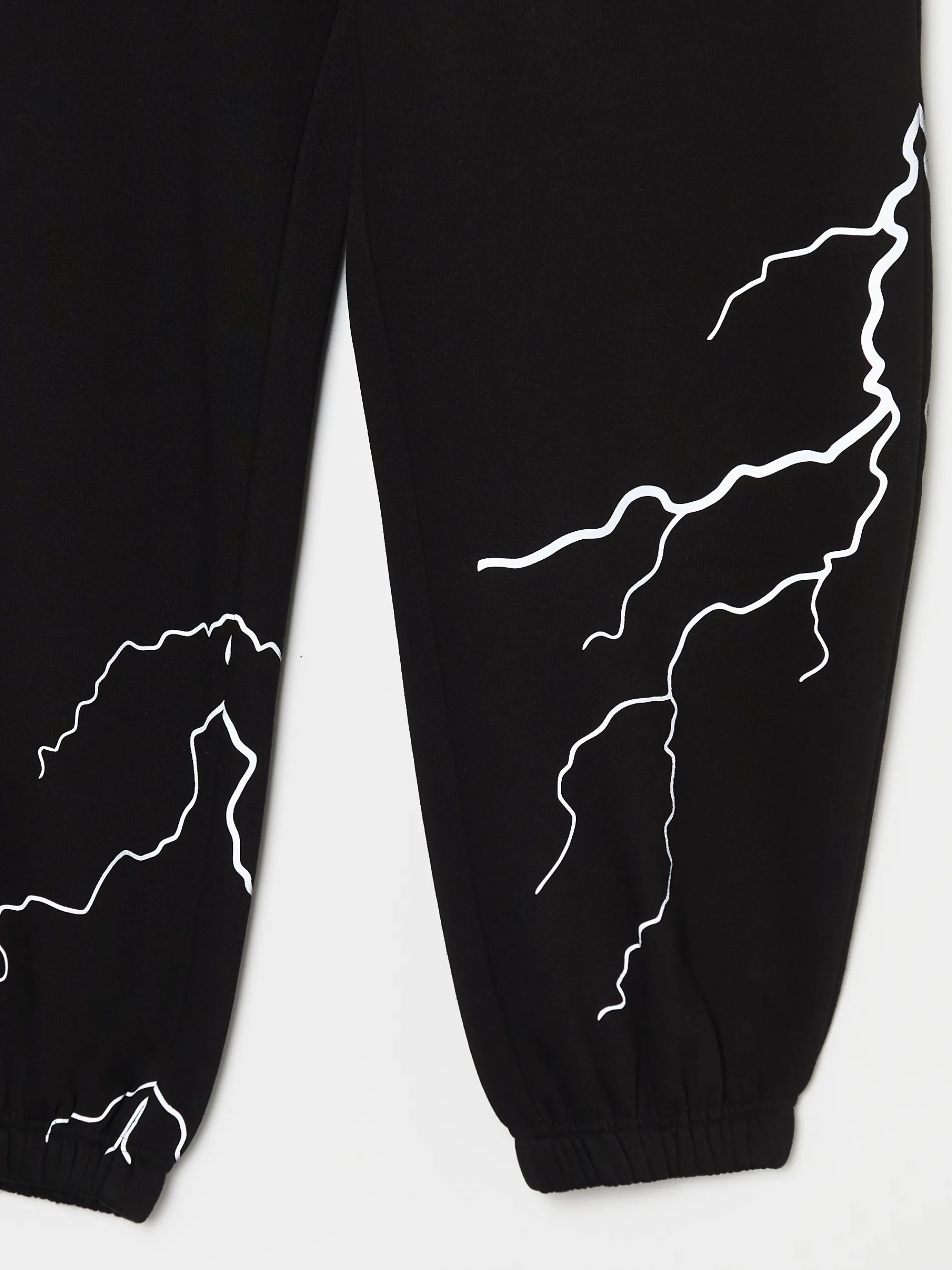 Cropp Spodnie*Dresowe joggery z odblaskowym printem