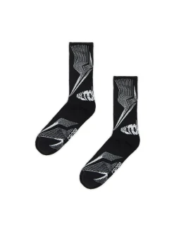 Cropp Skarpetki*Długie czarne skarpety Baltic Games