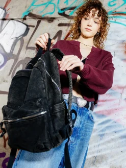 Cropp Torby, Plecaki*Duży jeansowy plecak