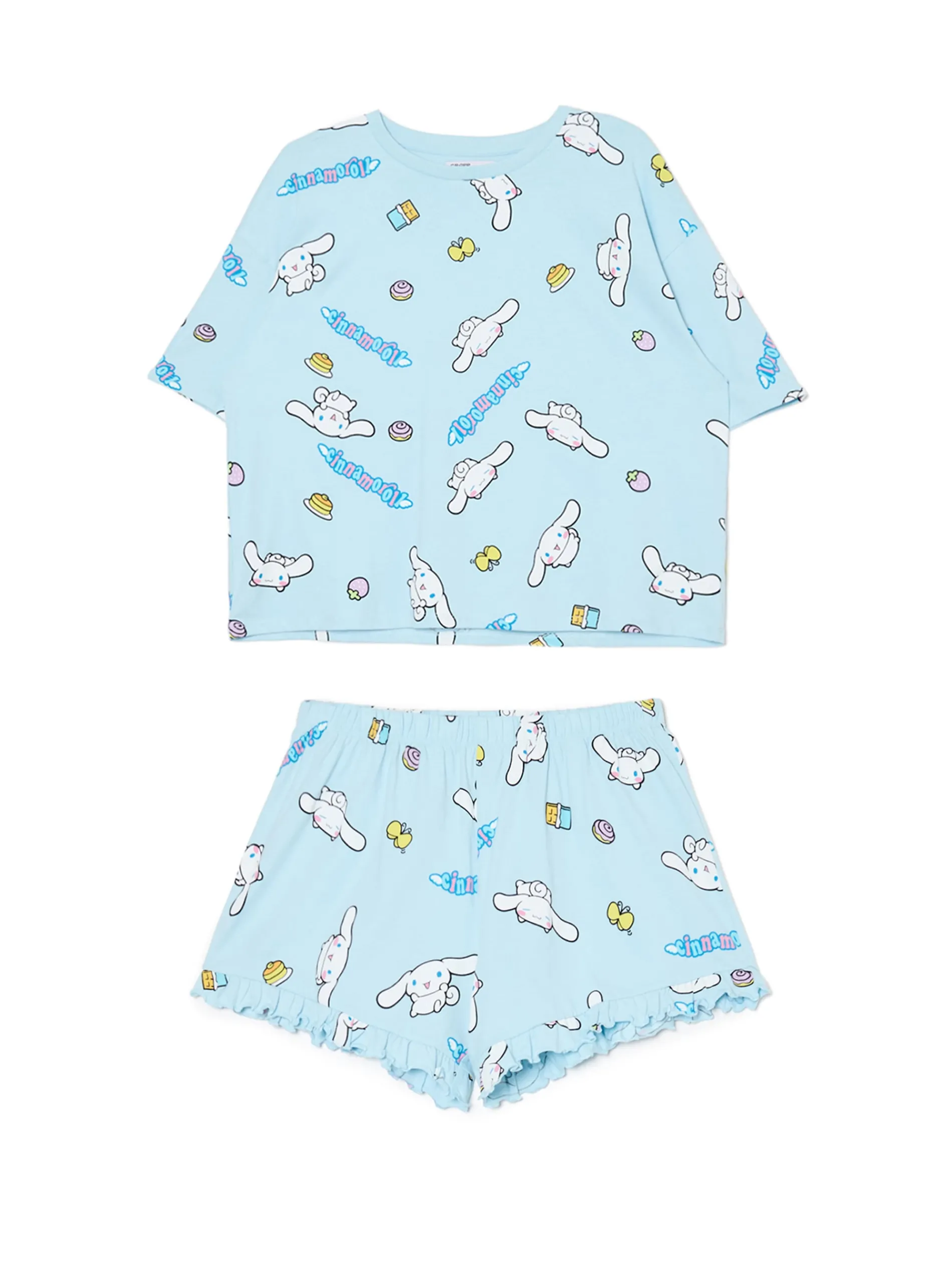 Cropp Piżamy*Dwuczęściowa krótka piżama Cinnamoroll