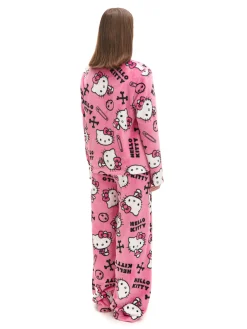 Cropp Cozy|Piżamy*Dwuczęściowa pluszowa piżama Hello Kitty
