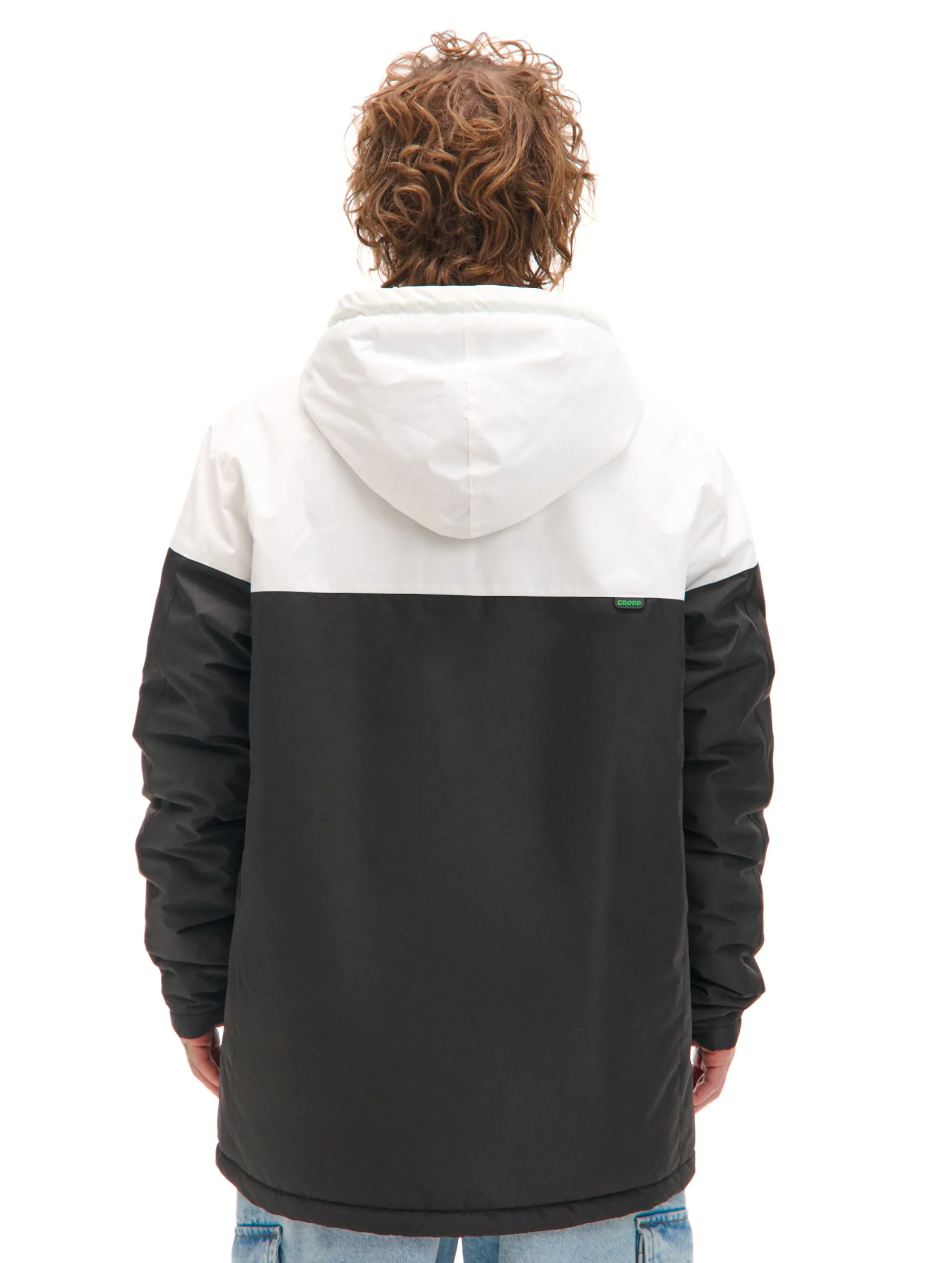 Cropp Kurtki Zimowe|Kurtki, Płaszcze*Dwukolorowa kurtka z kapturem