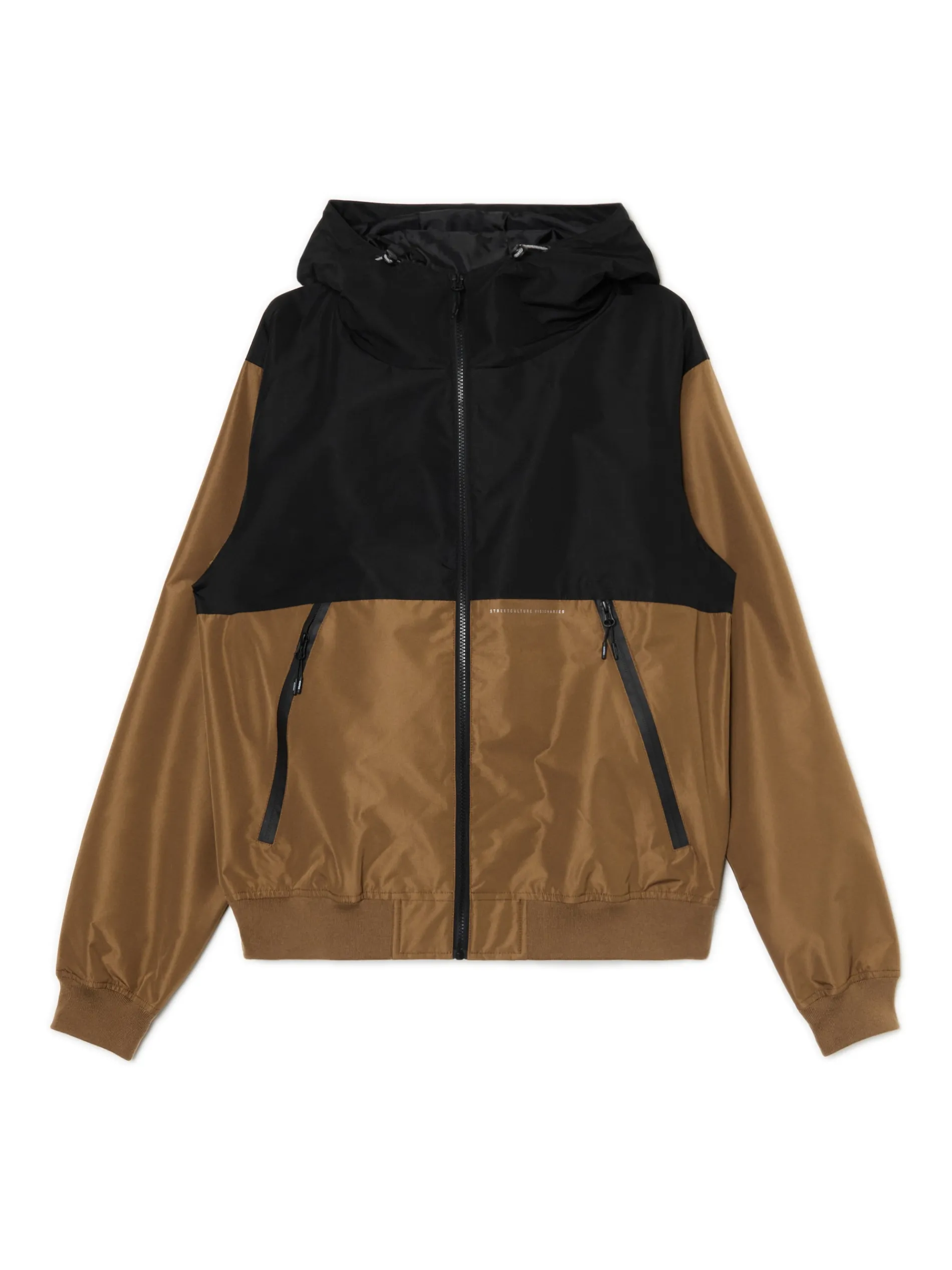 Cropp Kurtki, Płaszcze*Dwukolorowa lekka kurtka z kapturem