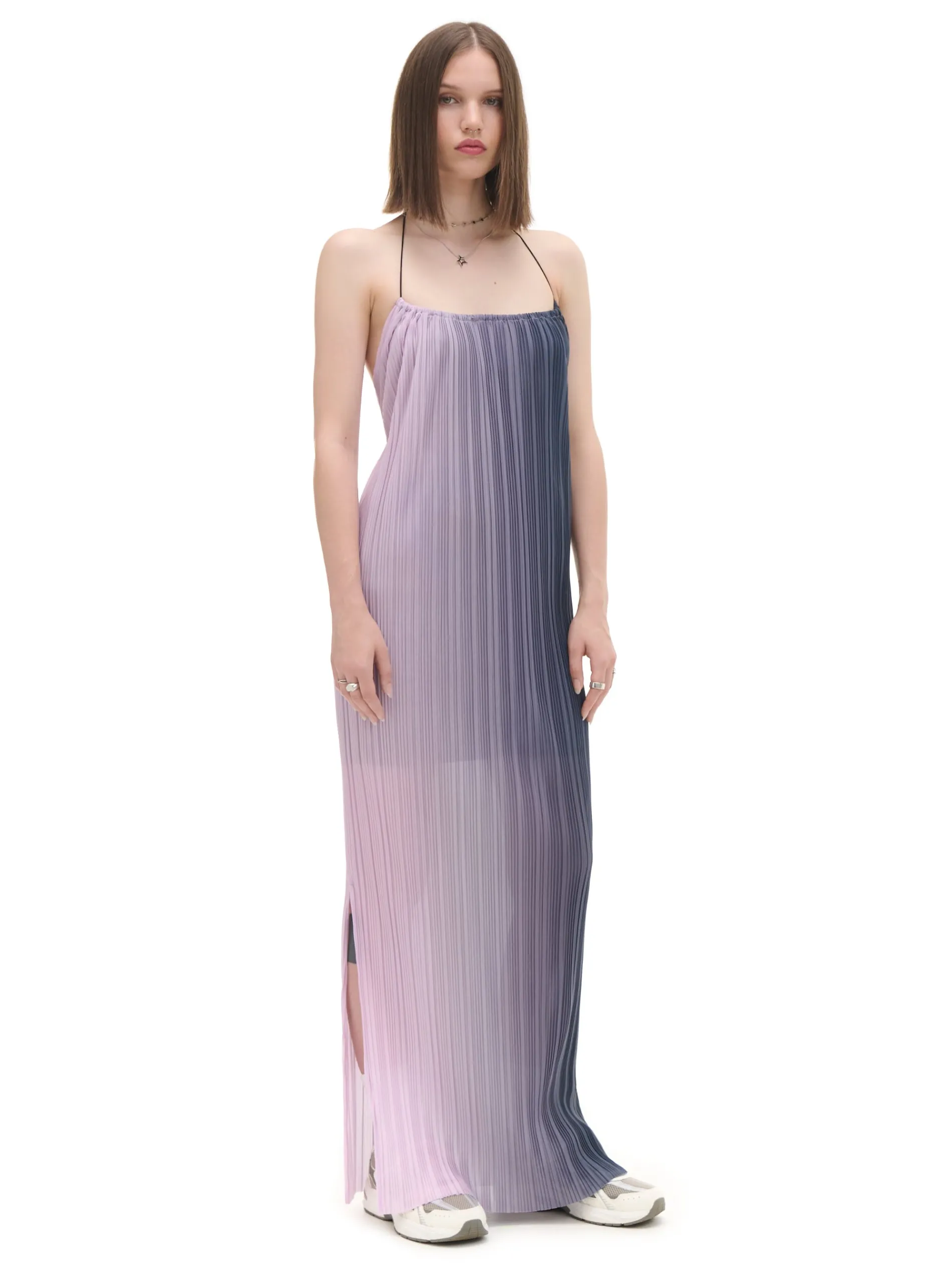 Cropp Sukienki, Kombinezony*Dwukolorowa sukienka maxi