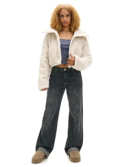 Cropp Kurtki, Płaszcze*Dwustronna beżowa kurtka puffer