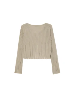 Cropp Swetry*Dzianinowy kardigan z domieszką wełny