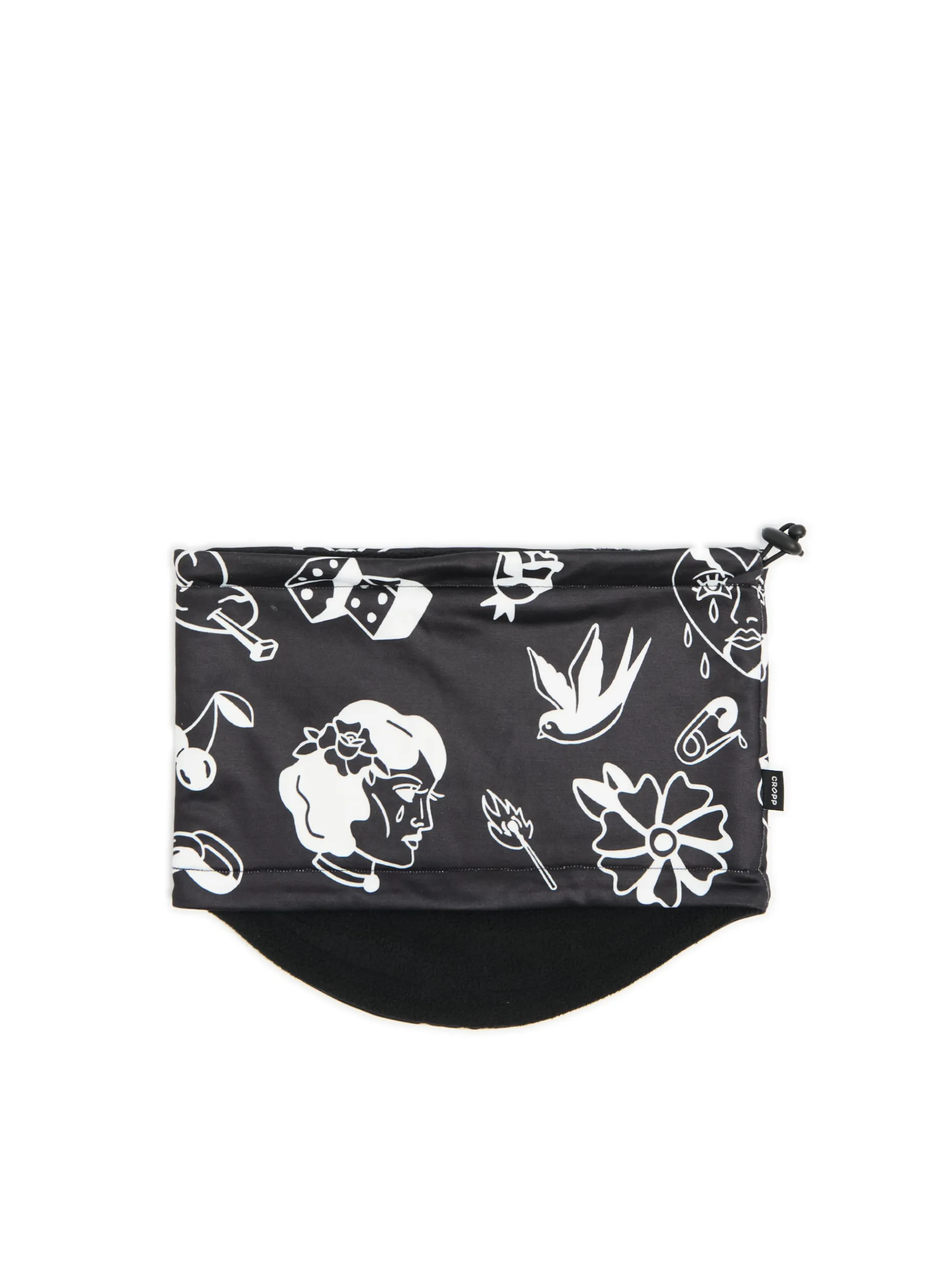 Cropp Kominy, Szaliki*Dzianinowy komin z kontrastowym nadrukiem