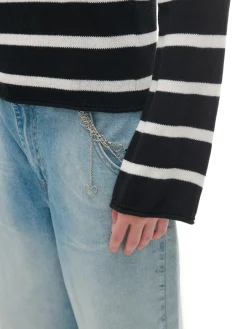 Cropp Swetry*Dzianinowy sweter w paski