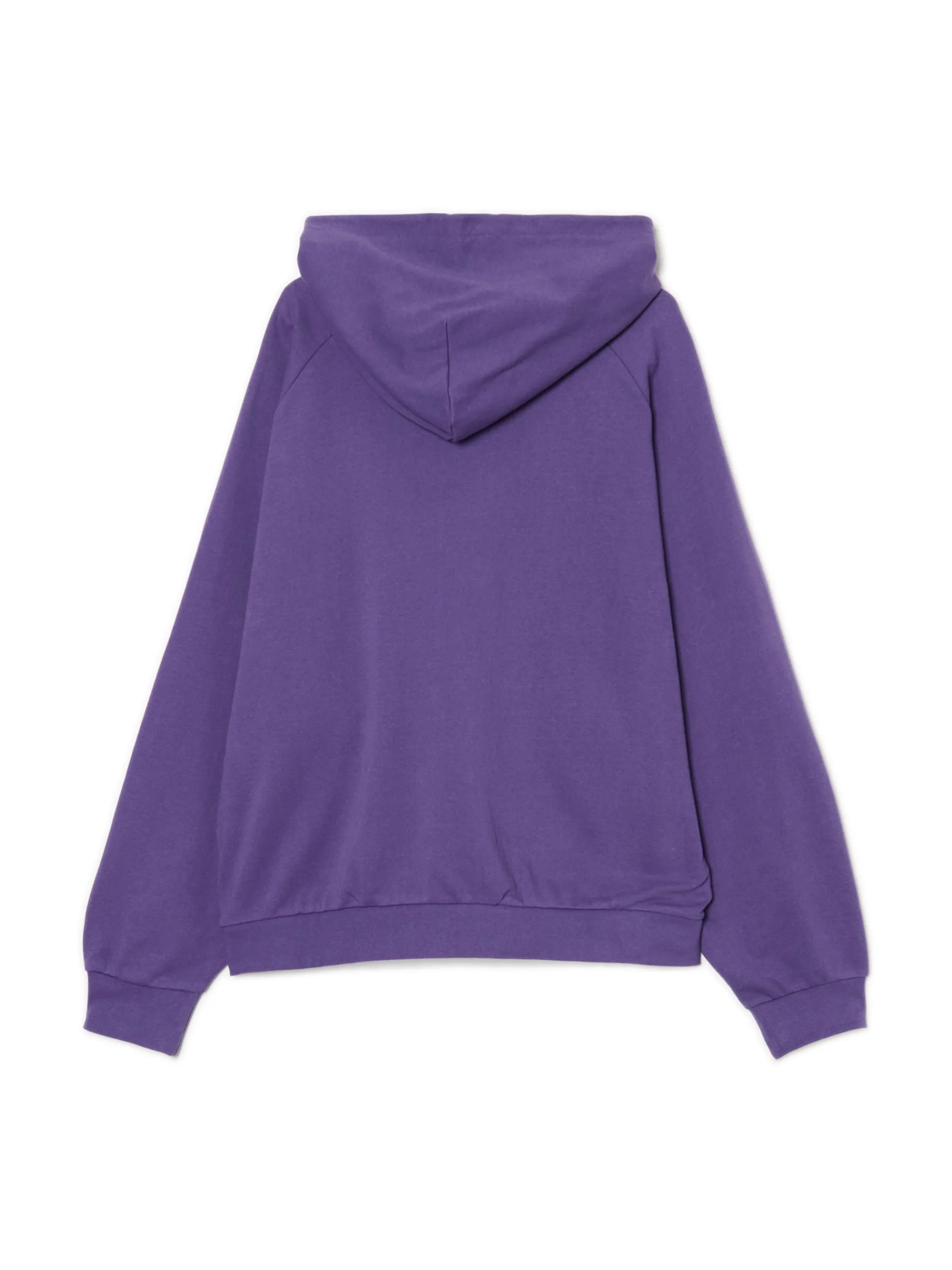 Cropp Bluzy*Fioletowa bluza z kapturem i nadrukami