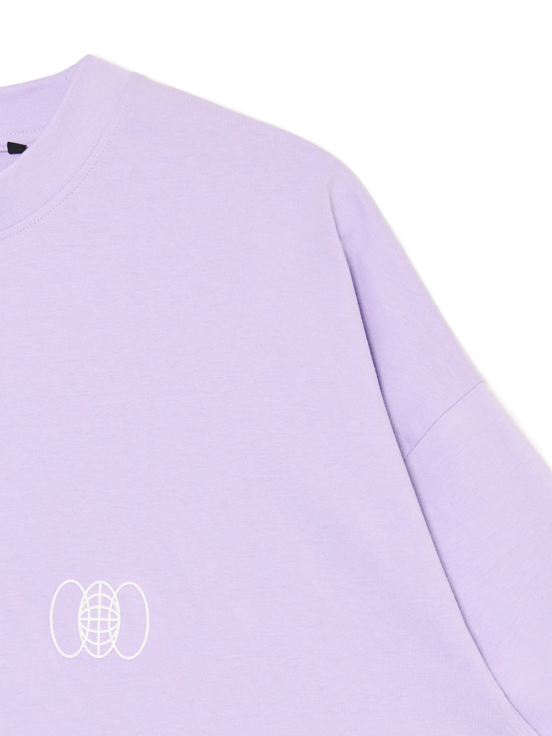 Cropp Koszulki*Fioletowa koszulka z nadrukiem