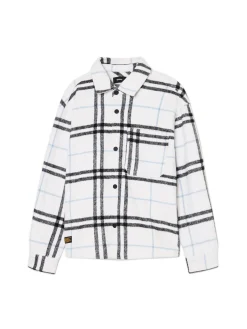 Cropp Koszule*Flanelowa kraciasta koszula z domieszką wełny