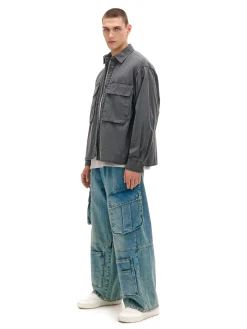 Cropp Koszule*Gładka koszula z efektem sprania