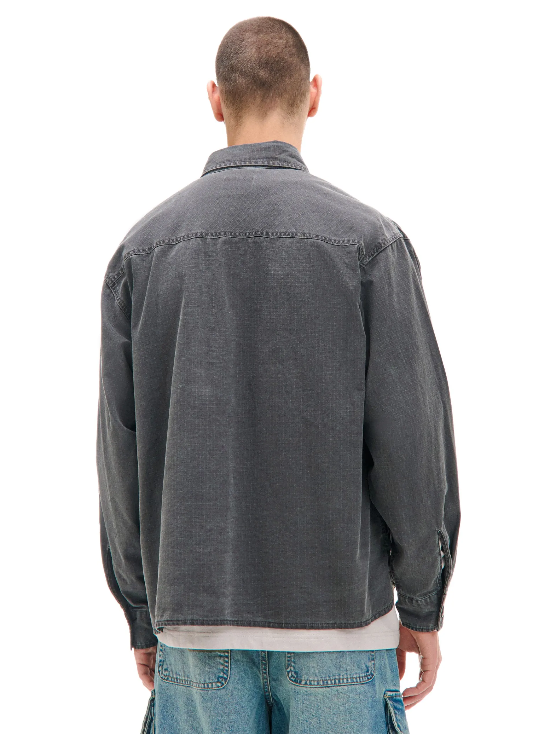 Cropp Koszule*Gładka koszula z efektem sprania