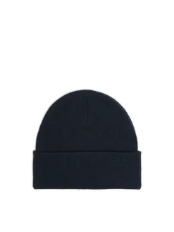 Cropp Czapki|Basic*Granatowa czapka beanie z naszywką