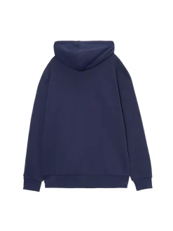 Cropp Bluzy*Granatowa rozpinana bluza z kapturem