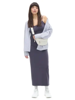 Cropp Sukienki, Kombinezony*Granatowa sukienka maxi