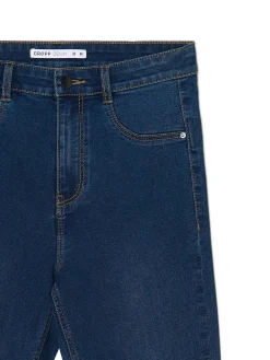 Cropp Jeansy*Granatowe jeansy skinny
