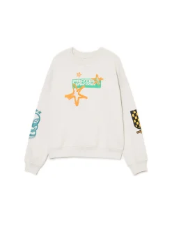 Cropp Unisex|Unisex*Jasna bluza z nadrukami UNISEX