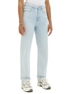 Cropp Jeansy*Jasne jeansy mom z wysokim stanem